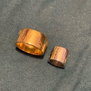 Gucci ICON ring and pendant
